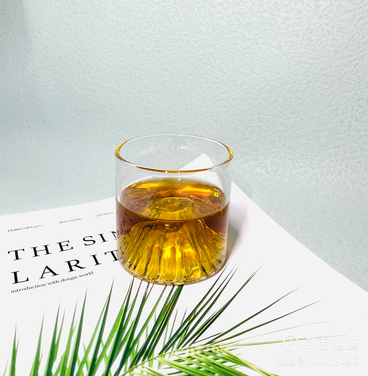 Mount Fuji/Red Sea Parting Glass