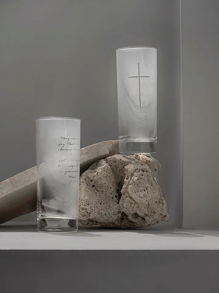 Frosted translucent glass cover