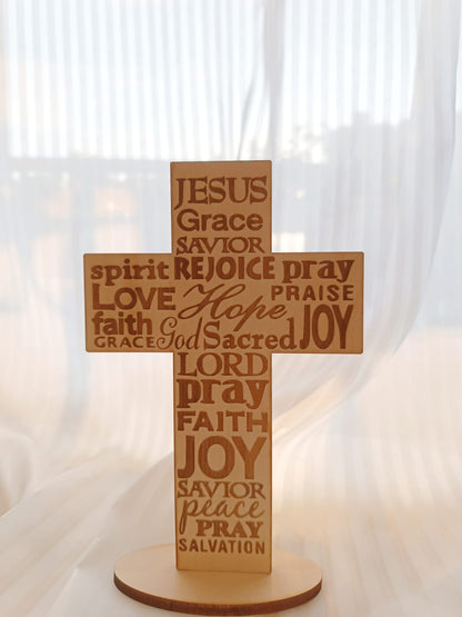 Cross·Log carving·Galatians