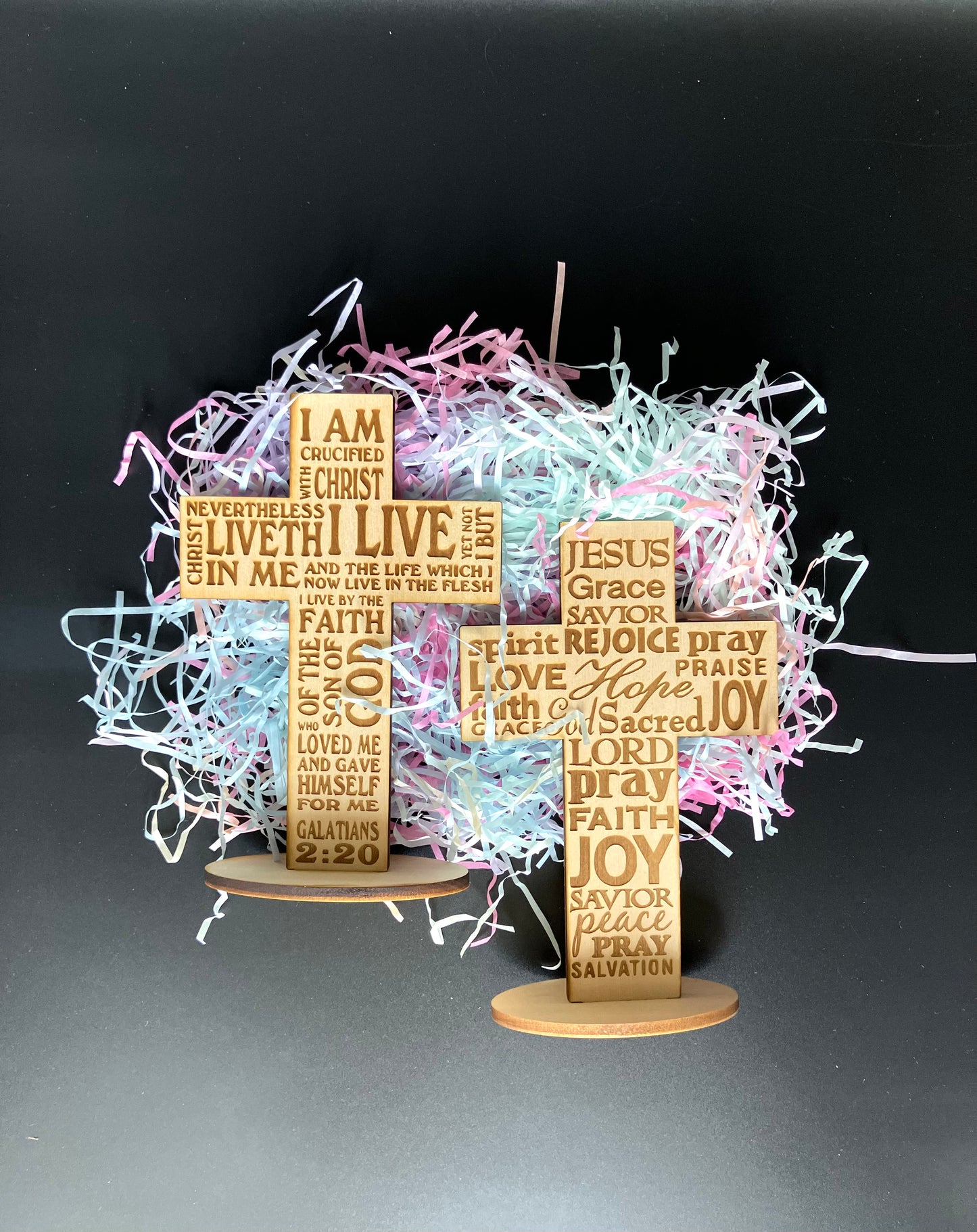 Cross·Log carving·Galatians
