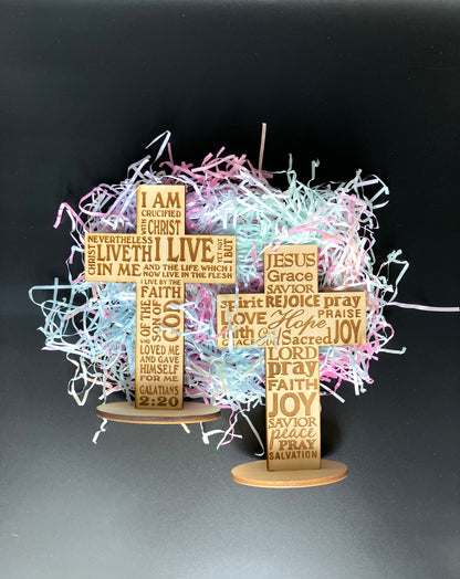 Cross·Log carving·Galatians