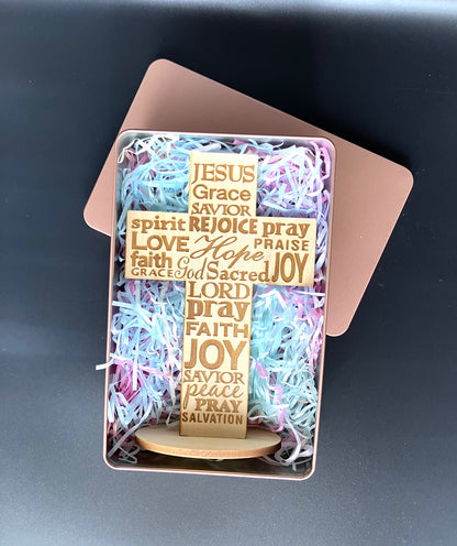 Cross·Log carving·Galatians