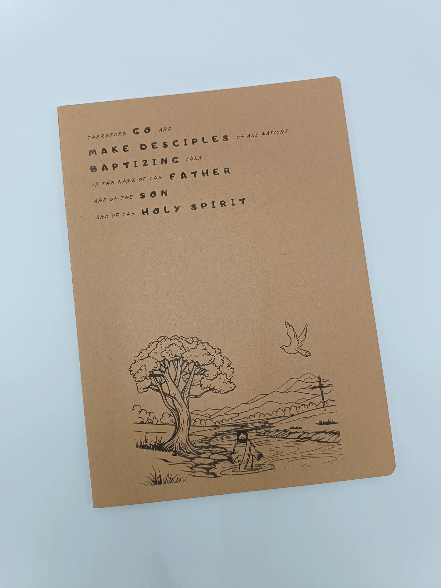 Kraft paper notebook_Scripture